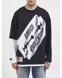 PDF - Printed Cotton T-Shirt - Lyst