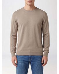 Kangra - Long-Sleeved Pure Cotton Crewneck Sweater - Lyst