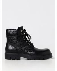Bottega Veneta - Premium Grained Leather Ankle Boots - Lyst