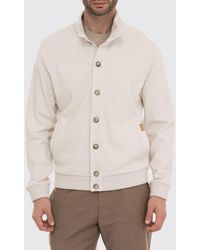 Fay - Cardigan En Mélange De Coton - Lyst