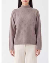 Fabiana Filippi - Wool, Silk And Cashmere Mock Neck Jumper With Jewelled Detail - Lyst