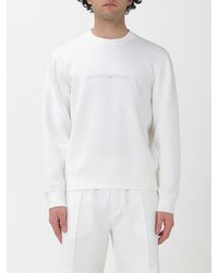 Emporio Armani - Crew Neck Sweatshirt With Logo - Lyst