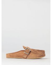 Vic Matié - Vic Mati&Eacute Suede Mules With Fringes - Lyst