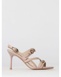 Pinko - Vanda Leather Sandals - Lyst