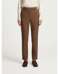 Brunello Cucinelli - Tailored Slim Fit Trousers - Lyst