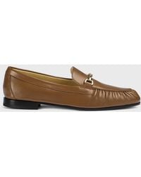 Doucal's - Nappa Leather Loafers With Bit - Lyst