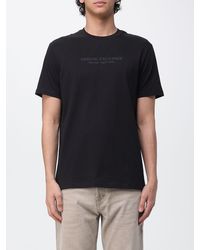 ARMANI EXCHANGE - Crew Neck T-Shirt With Logo - Lyst