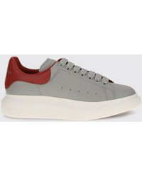 McQueen - Oversize Bicolor Calfskin Sneakers Alexander With Chunky Sole - Lyst