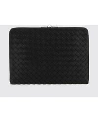 Bottega Veneta - Intrecciato Calfskin Leather Document Holder Pouch - Lyst