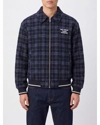 Drole de Monsieur - Wool-Blend Shirt Jacket With Tartan Pattern - Lyst