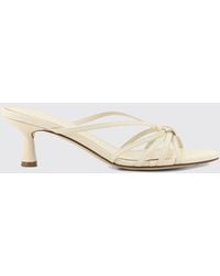 Aeyde - Abby Smooth Leather Mules With Mid Spool Heel - Lyst