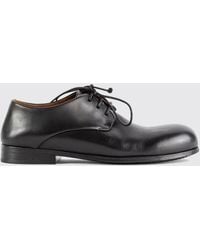 Marsèll - Smooth Leather Derby Shoes With Round Toe And Leather Sole - Lyst