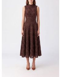 ROTATE BIRGER CHRISTENSEN - Off-The-Shoulder Floral-Print Mesh Midi Dress With Flared Skirt - Lyst