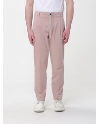 Eleventy - Slim Fit Cotton Blend Trousers - Lyst