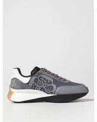 Alexander McQueen - Sneakers Sprint in mesh e pelle - Lyst