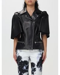McQueen - Chaleco Biker Knotting Bow - Lyst