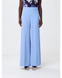 Hanita - Crepe Wide-Leg Trousers - Lyst