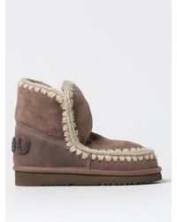 Mou - Flat Ankle Boots - Lyst