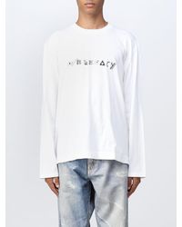 T-shirt droit Coton Our Legacy pour homme en coloris Blanc Homme Vêtements T-shirts T-shirts à manches courtes 