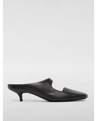 Marsèll - Leather Kitten Heel Mules Cutout Detail - Lyst