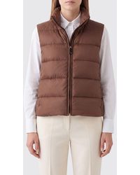 Max Mara - Water-Repellent Quilted Nylon Padded Gilet With High Neck - Lyst