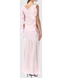 ROTATE BIRGER CHRISTENSEN - Long Recycled Crêpe Dress - Lyst