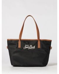 MC2 Saint Barth - Nylon Bag With Embroidered Logo - Lyst