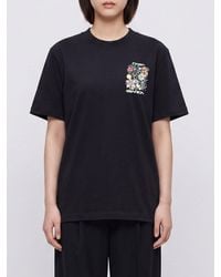 CASABLANCA - Printed Cotton T-Shirt - Lyst