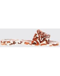 Dolce & Gabbana - Dolce &Amp Gabbana Rubber Slides With Maiolica Print And Dg Monogram - Lyst