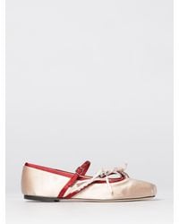 Jimmy Choo - Loli Satin Ballerina Flat - Lyst