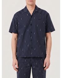 Lacoste - Striped Cotton Casual Shirt - Lyst