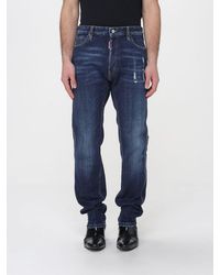 DSquared² - Smoker Wash Teddy Slim Fit Jeans - Lyst