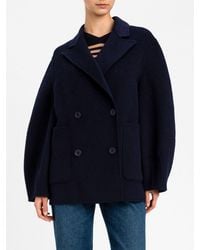 Twinset - Double-Breasted Peacoat - Lyst