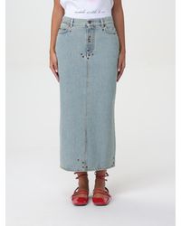 Moschino - Gonna Di Jeans - Lyst