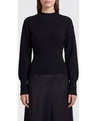 Anine Bing - Viscose Blend Crewneck Jumper With Long Sleeves And Ribbed Trims - Lyst