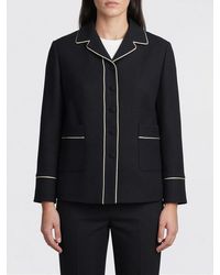 Fendi - Wool And Silk Blend Single Breasted Blazer - Lyst