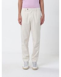 Re-hash - Cotton And Linen Slim Trousers - Lyst
