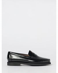 Sebago - Brushed Leather Penny Loafers With Saddle Strap And Raised Apron Toe - Lyst