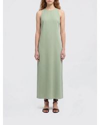 Aspesi - Vestido Básico De Seda - Lyst