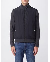 Herno - Padded Technical Nylon High-Neck Gilet With Two-Way Zip - Lyst