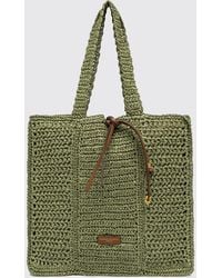 Gianni Chiarini - Nefeli Crochet Raffia Bag - Lyst