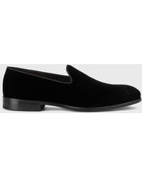 Doucal's - Velvet Loafers - Lyst