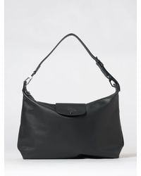 Longchamp - Le Pliage Xtra Large Calfskin Leather Shoulder Bag With Logo - Lyst
