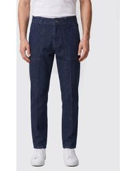 Fay - Jean Slim Fit En Denim - Lyst