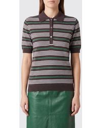 P.A.R.O.S.H. - Striped Knit Polo Shirt P.A.R.O.S.H - Lyst