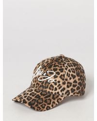 Liu Jo - Animalier Print Canvas Baseball Cap With Embroidered Logo - Lyst