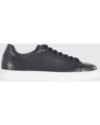 Doucal's - Hammered Leather Sneakers - Lyst