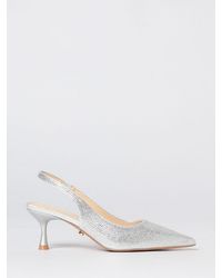 Twentyfourhaitch - Phuket Rhinestone Fabric Slingback - Lyst