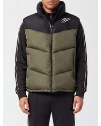 Philipp Plein - Logo Padded Nylon Vest - Lyst