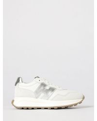 Hogan - H641 Suede And Nylon Sneakers - Lyst